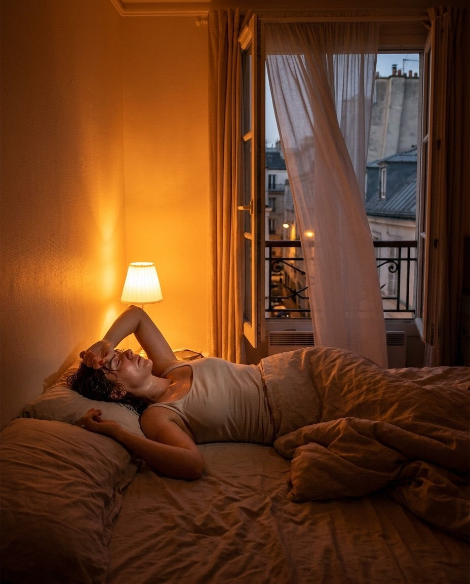La chambre étouffante d'une nuit de canicule